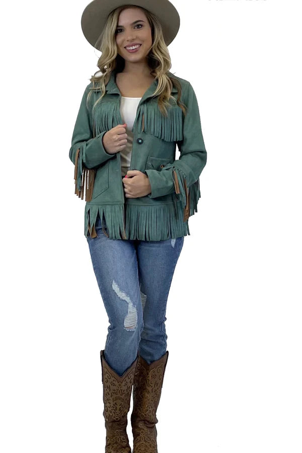 Jacket, Jade Fringe