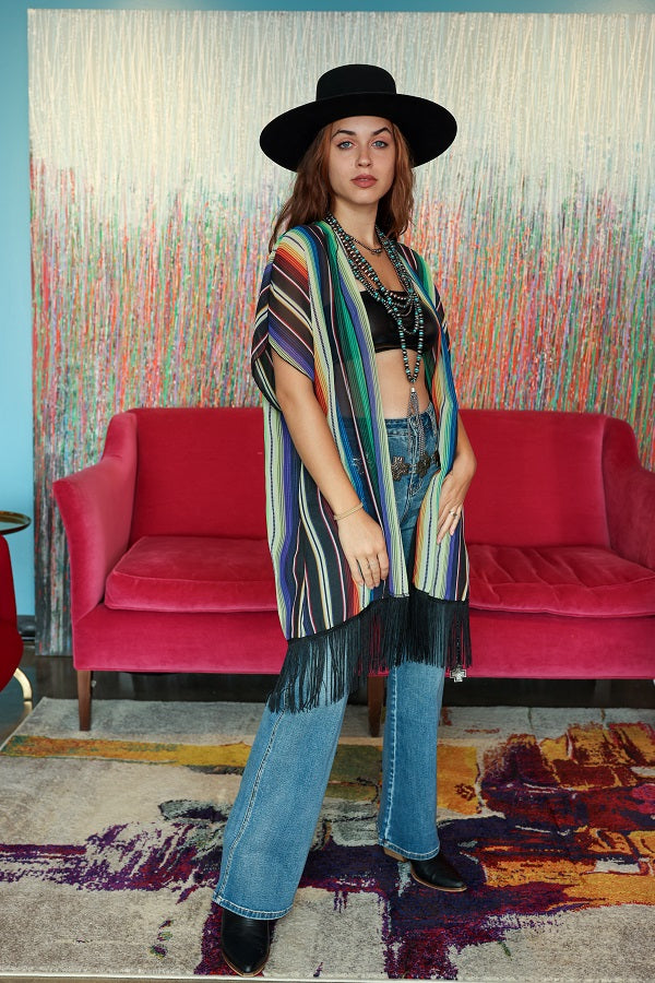 Kimono, Serape Print