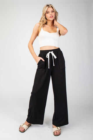 Pant, Relaxed Texture Black