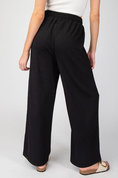 Pant, Relaxed Texture Black