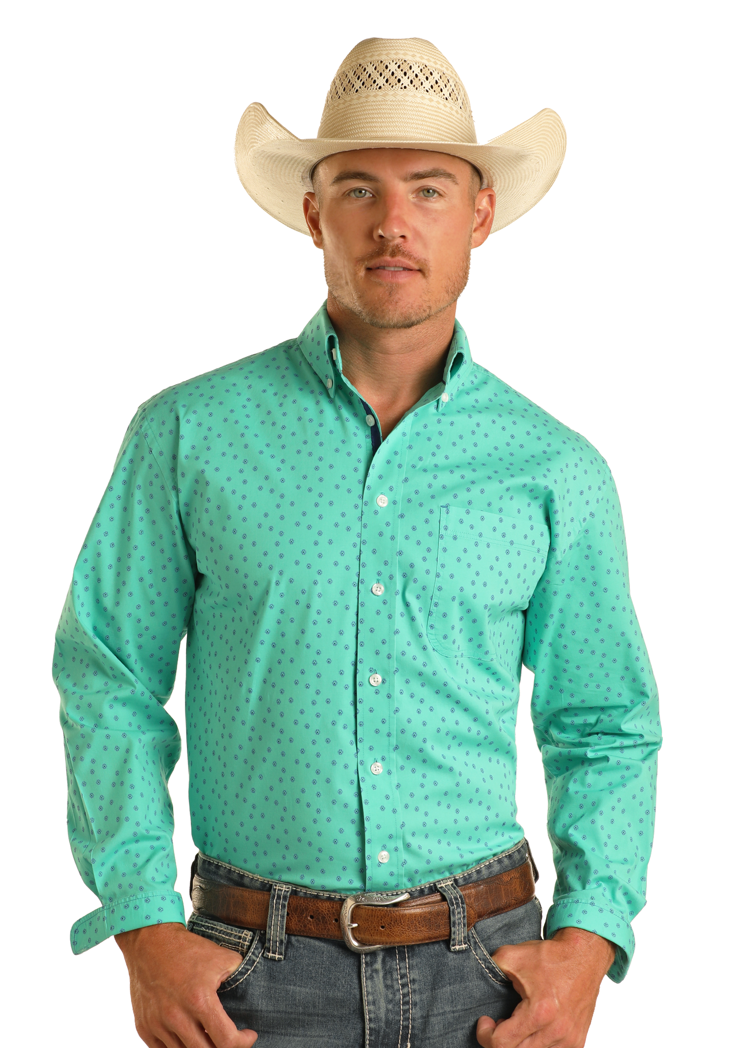 Shirt, L/S Turquoise