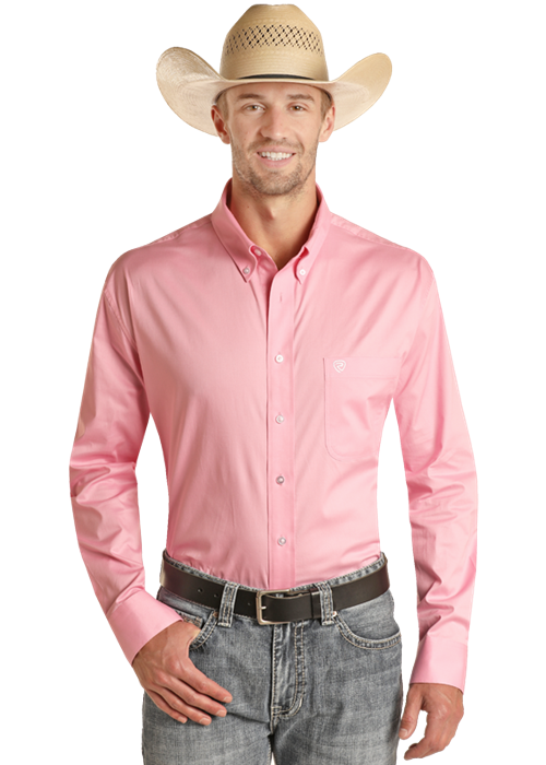Shirt, Men's Solid Twill