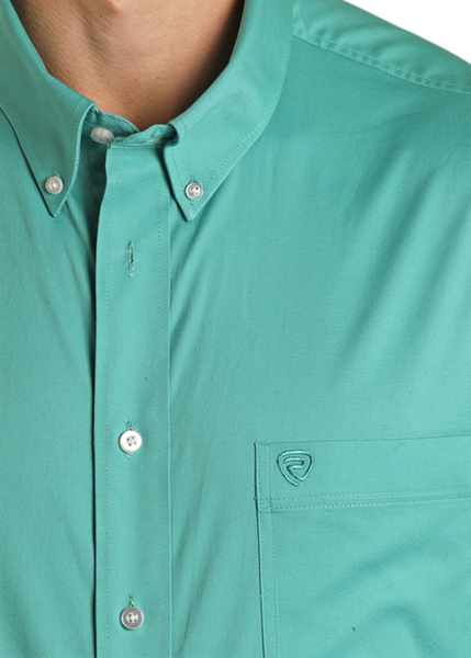Shirt, Men's Solid Twill