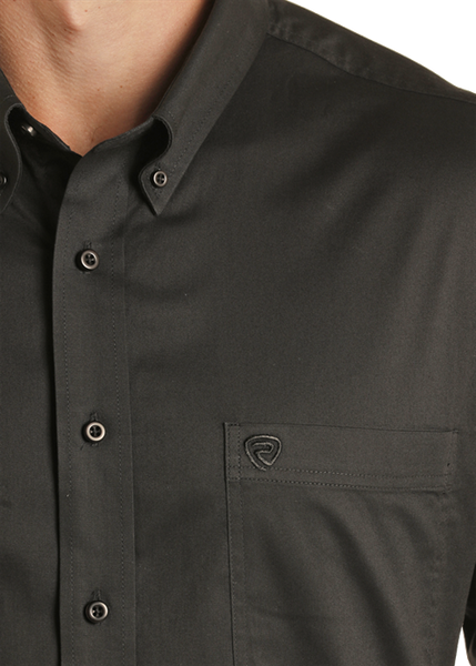 Shirt, Men's Solid Twill