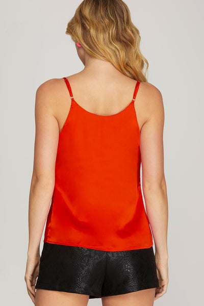 Top, Cowl Neck Cami