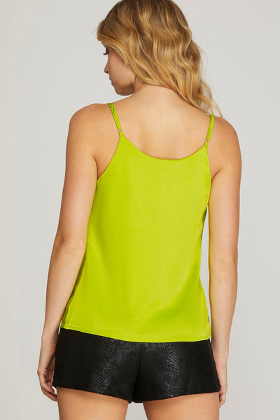 Top, Cowl Neck Cami