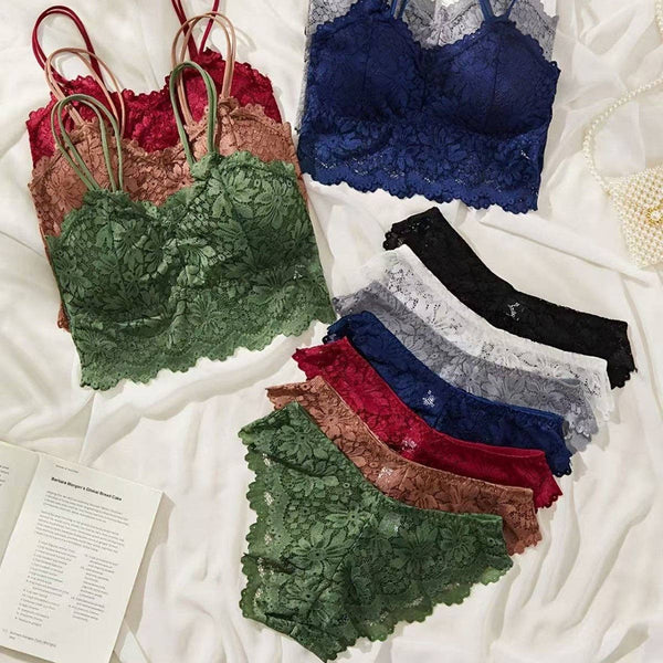Solid Lace Bralette Top