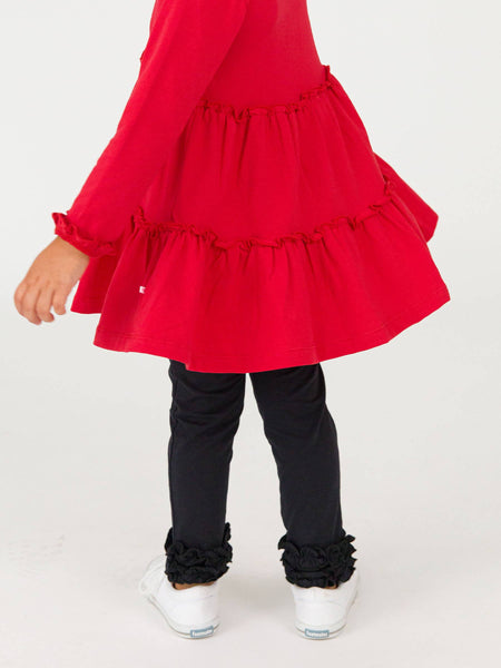 Girls. Ruffle Leggings