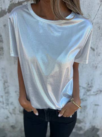 Top, Metallic Glossy