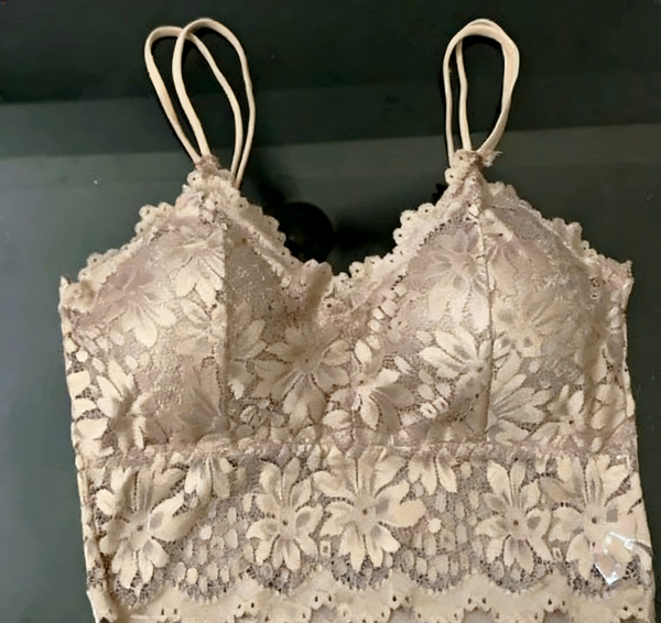 Solid Lace Bralette Top