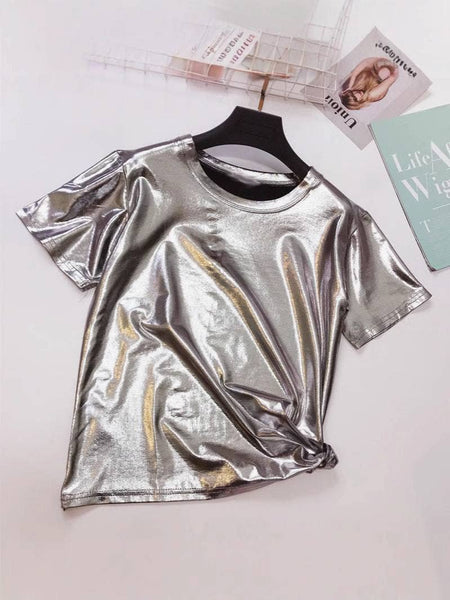 Top, Metallic Glossy