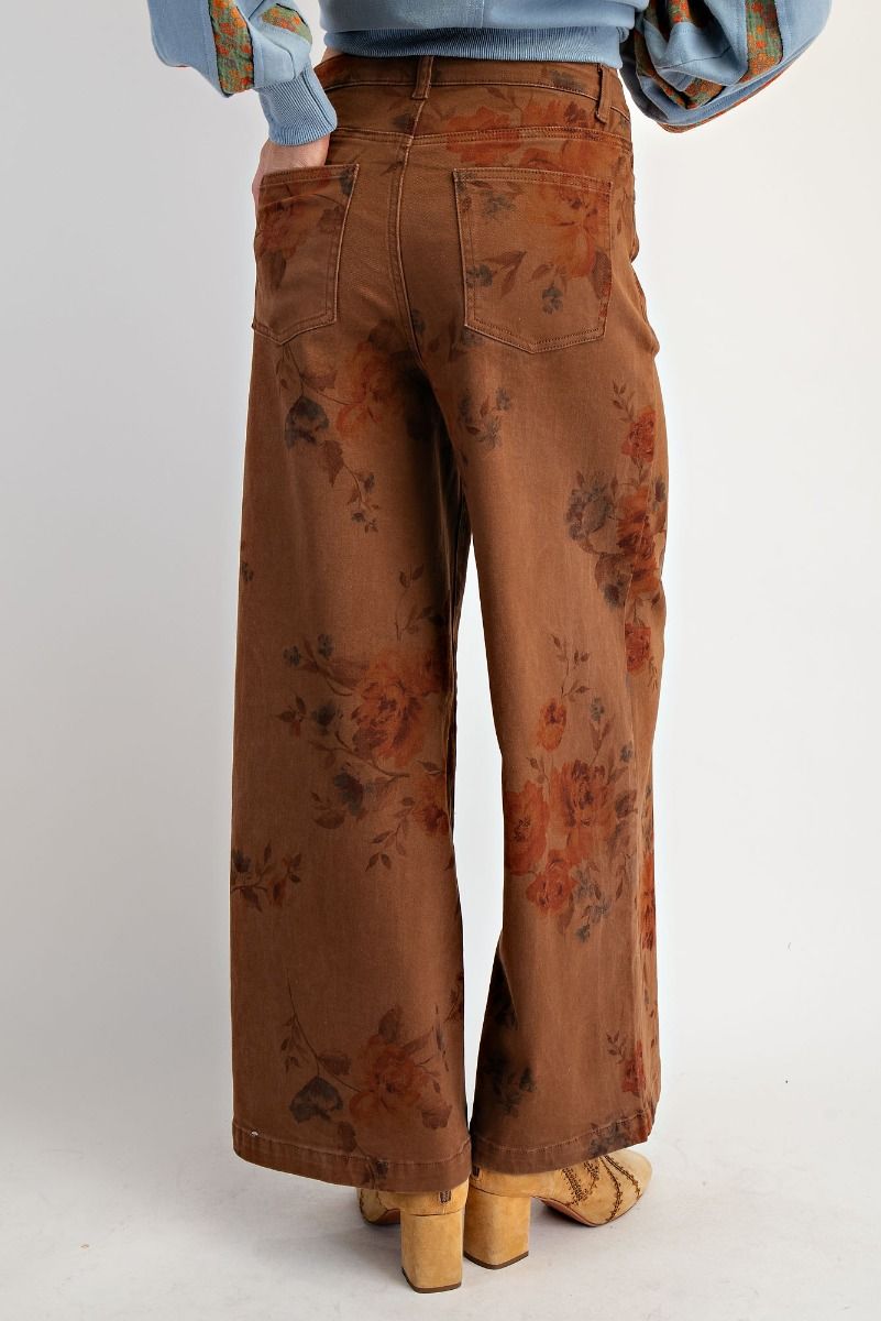 Pant, Floral Print