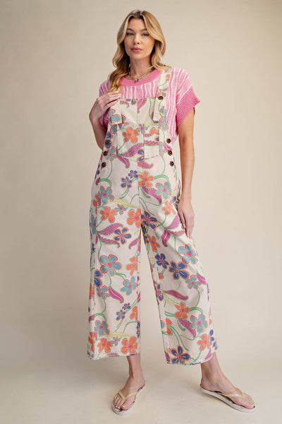 Coveralls, Flower Vintage