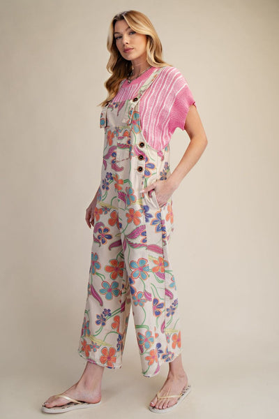 Coveralls, Flower Vintage