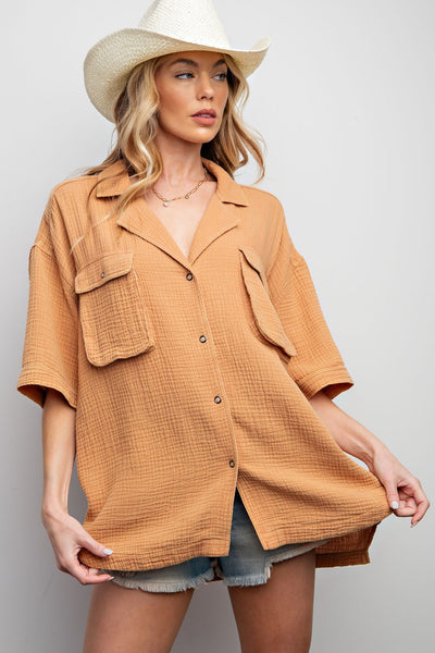 Top, Curvy SS Mineral Wash