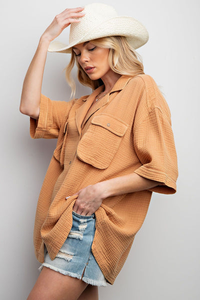 Top, Curvy SS Mineral Wash