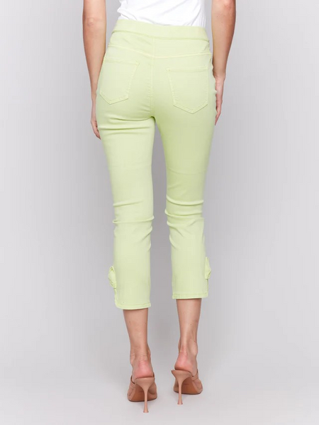 Pant, Cropped Keylime
