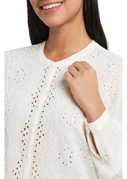 Top, Embroider Eyelet