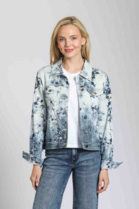 Jacket, Denim Floral