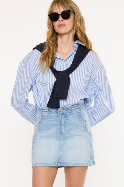 Skirt, Mid Rise Denim