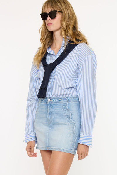 Skirt, Mid Rise Denim