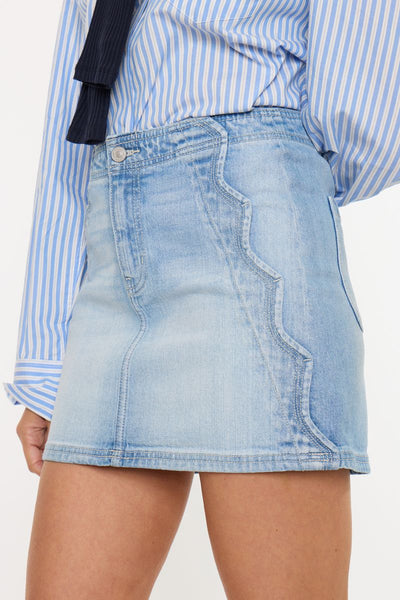 Skirt, Mid Rise Denim