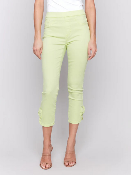 Pant, Cropped Keylime