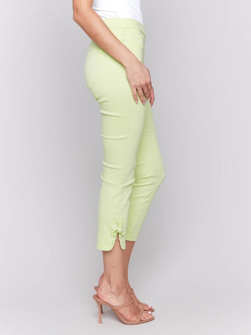Pant, Cropped Keylime