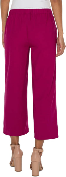 Pant, Wide Leg Crop Trouser