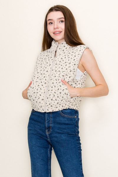 Vest, Corduroy Cream