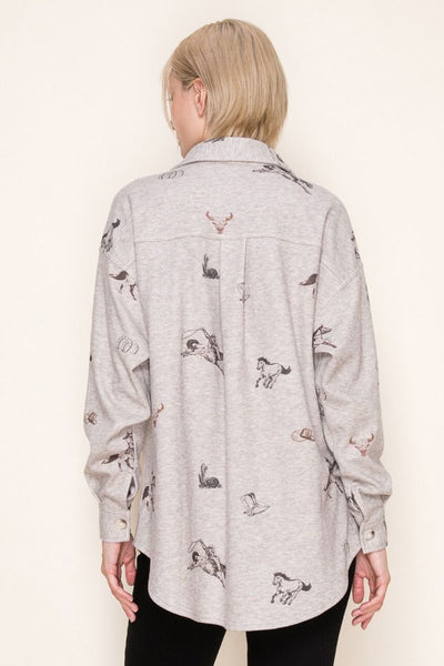 Top, Button Up Western