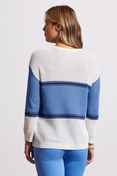 Sweater, Loose Knit Blue Star