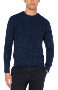 Shaker Stitch Crew Neck Sweater
