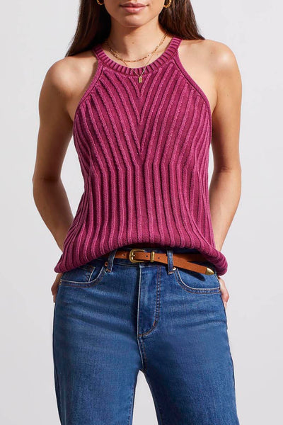 Top, Halter Sweater Tank