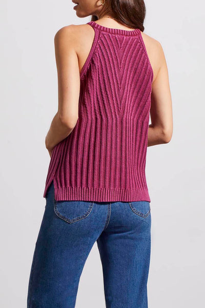 Top, Halter Sweater Tank