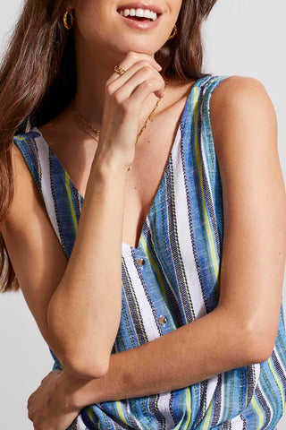 Top, Flowy Stripe Cami