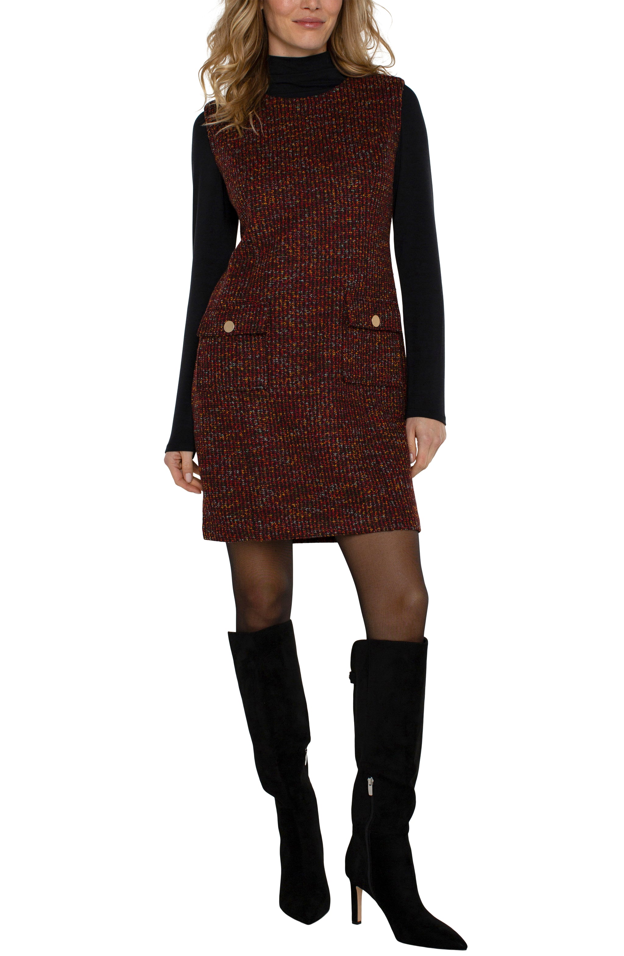 Dress, Knit Shift – Painted Fringe Boutique