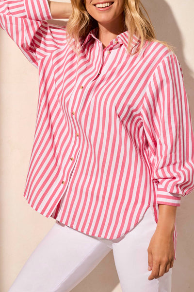 Top, "The Shirt" Tea Berry