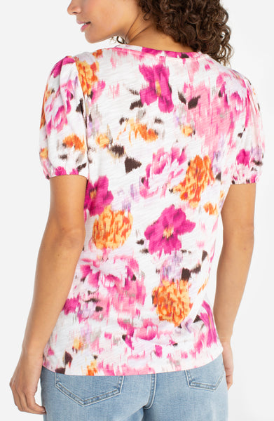 Top, Puff Slv Tee