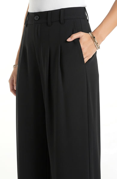 Pant, Pleated Trouser Black