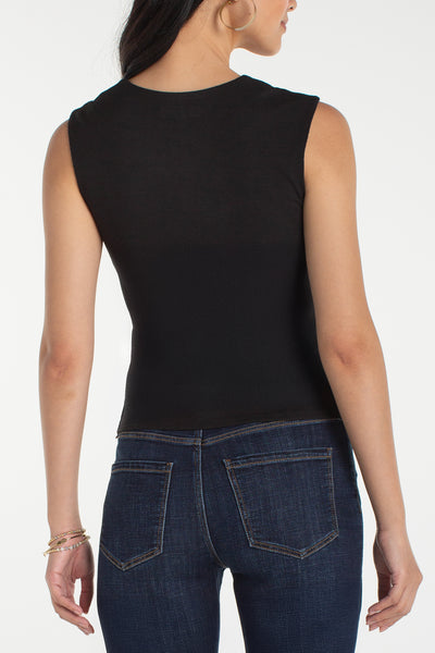 Top, Slvless Built In