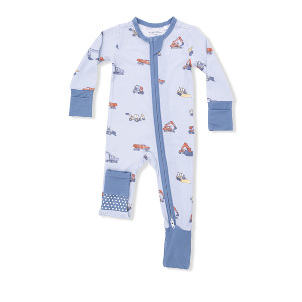 Baby, Construction Vehicle Romper