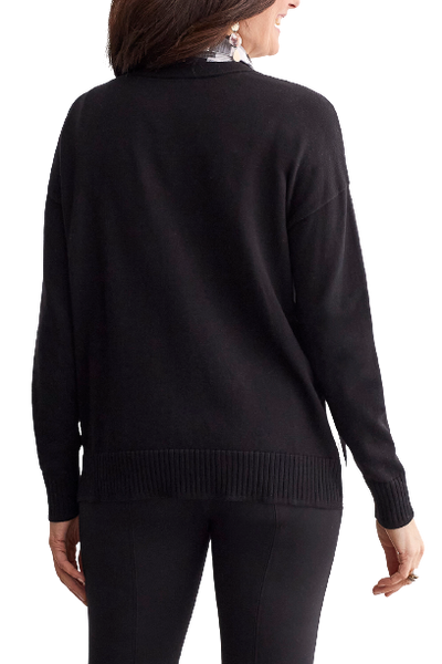 Sweater, VNeck w/Zipper