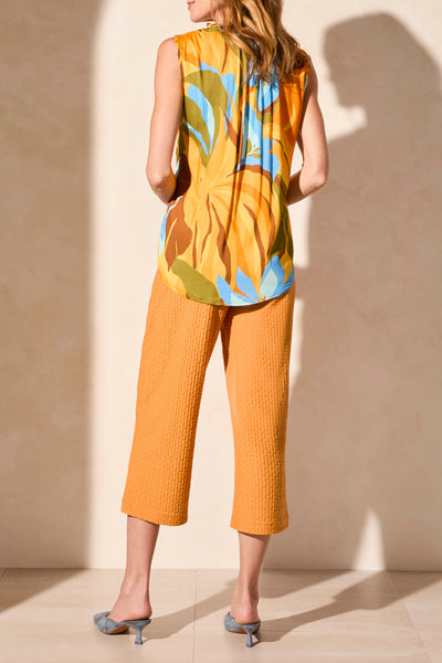 Top, Slvless Frill Neck