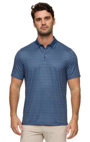 Men's Polo Geo Triangle