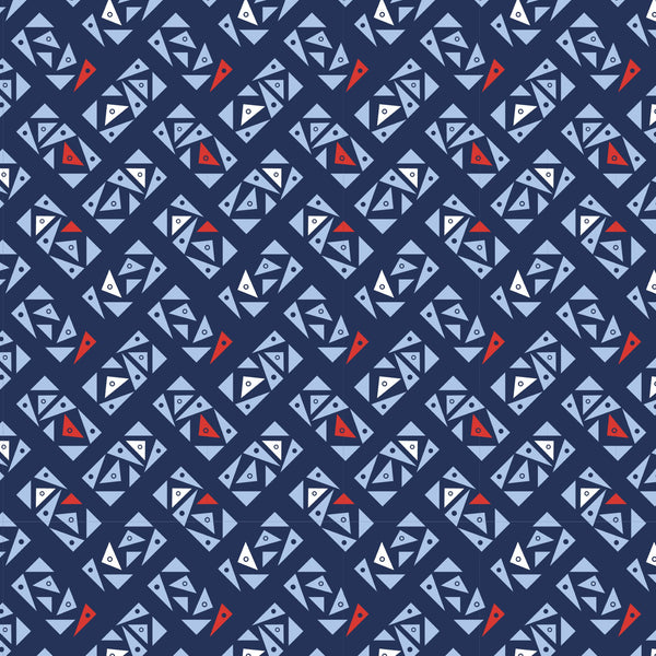 Men's Polo Geo Triangle