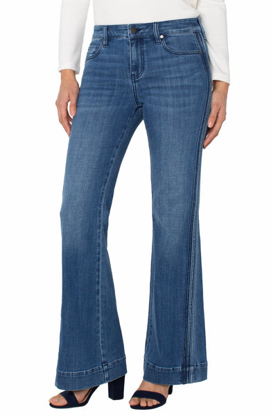 Pant, Hannah Flare Side Stripe