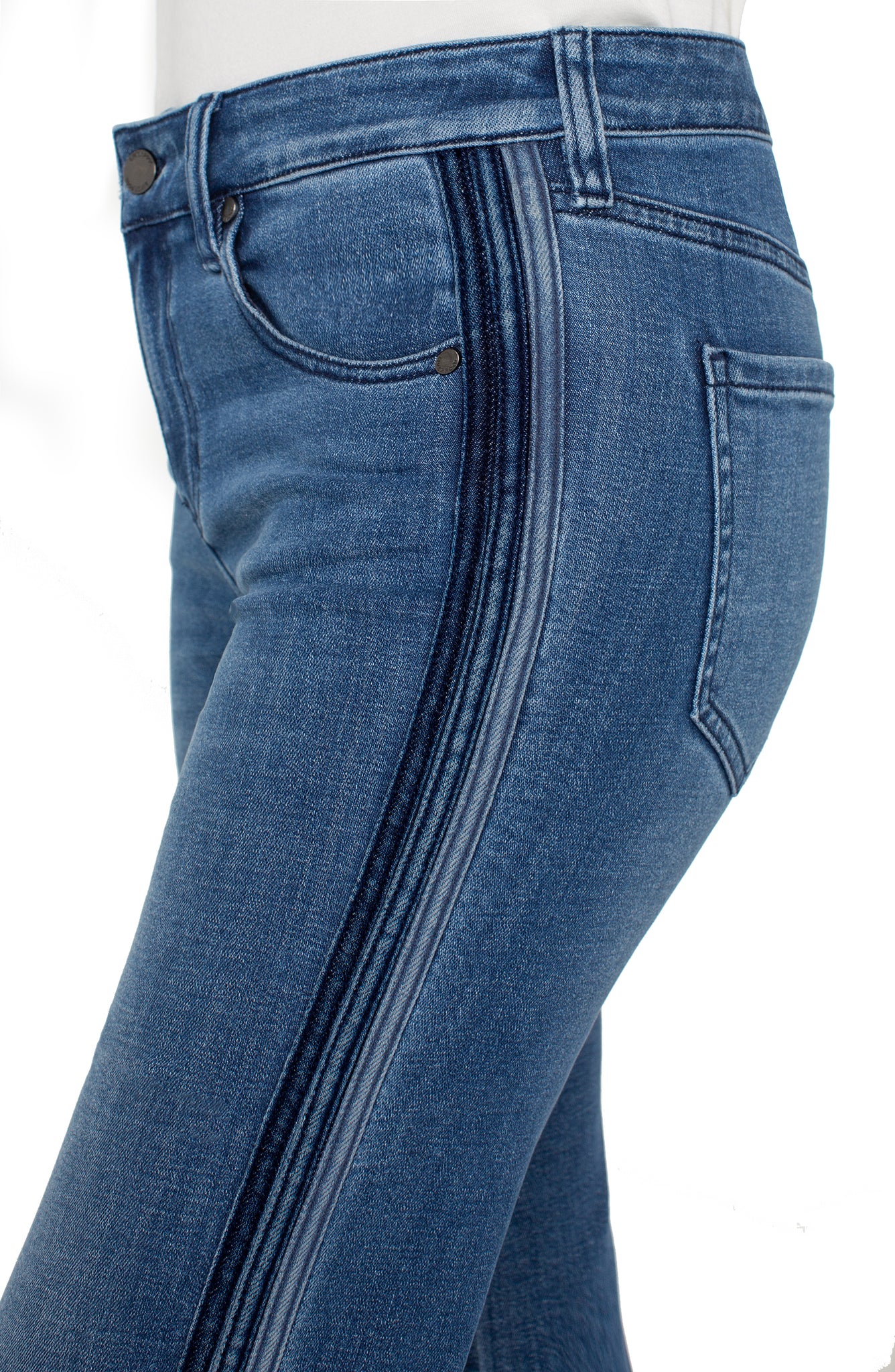 Pant, Hannah Flare Side Stripe
