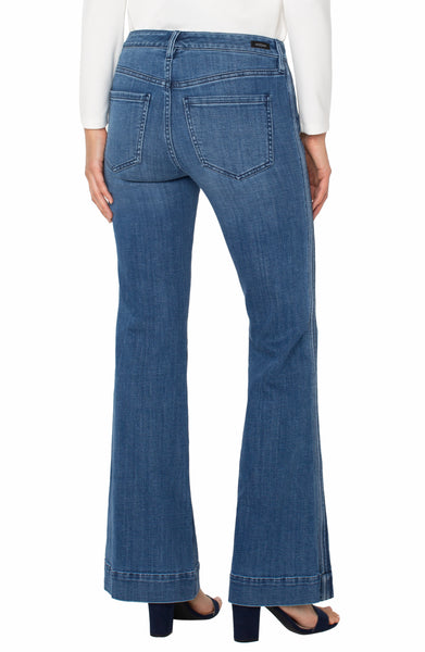 Pant, Hannah Flare Side Stripe