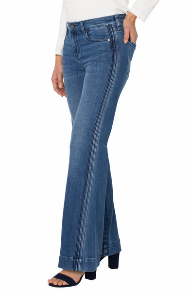 Pant, Hannah Flare Side Stripe